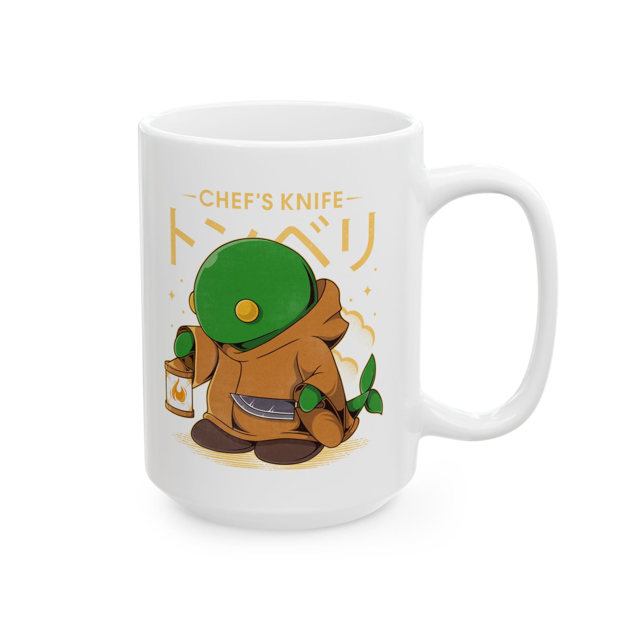 The Tonberry Chef's Knife Ceramic Coffee Mugs, 11oz, 15oz - Final