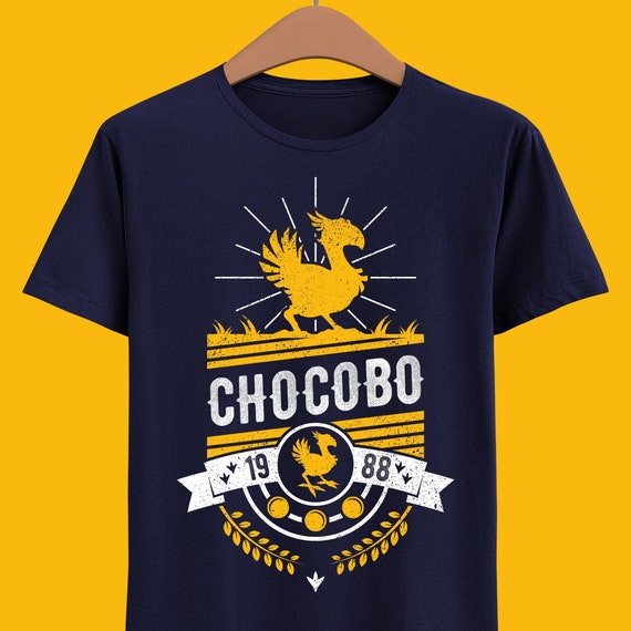 Chocobo T-shirt - Final Fantasy Video Games Shirt - FFVII - FFXIV