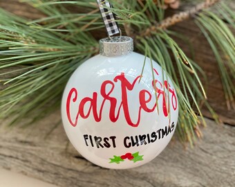 Baby's First Christmas Ornament