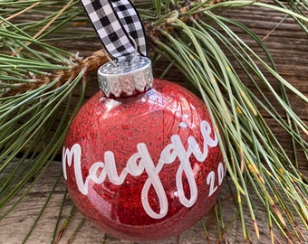 2020 First Name Christmas Ornament