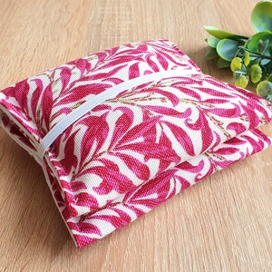 Borsa igienica, borsa igienica, custodia igienica FOGLIE ROSA