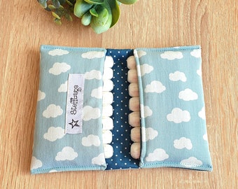 Pochette tampon, pochette tampon, étui tampon NUAGE PISTACHE