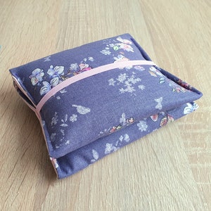 Borsa per rilegatura, borsa per rilegatura, custodia per rilegatura UCCELLI E FIORI