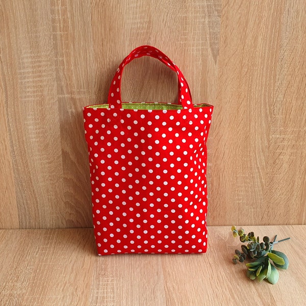 Kindergartentasche, Kindergartenbeutel, Kindertasche, Buchtasche, Stofftasche ROCKABILLY