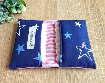 Tampon pocket, tampon pouch, tampon case STARLIGHT BLUE