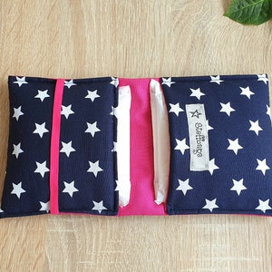 BIG STARS sanitary pad pouch, sanitary pad bag, sanitary pad case image 5