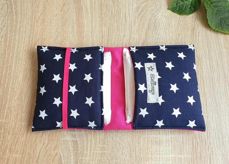 BIG STARS sanitary pad pouch, sanitary pad bag, sanitary pad case image 5