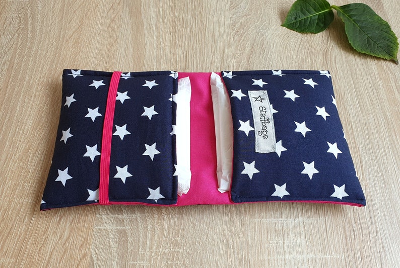 BIG STARS sanitary pad pouch, sanitary pad bag, sanitary pad case image 3