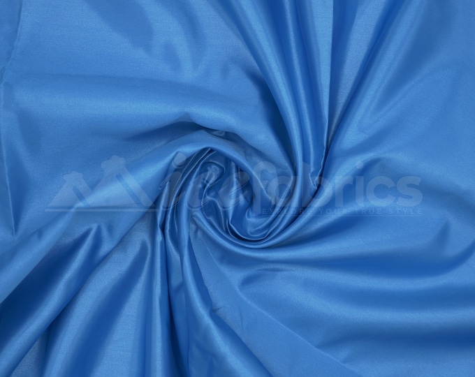 Turquoise Silky Bridal Satin Fabric By The Yard _ Charmeuse Thick Heavy Satin Fabric_ 60" wide_ Wholesale Price