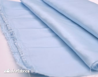Luxury Taffeta Fabric By The Yard _ Sky Blue_ "60 WIDTH _ Solid Taffeta Fabric at Wholesale Price