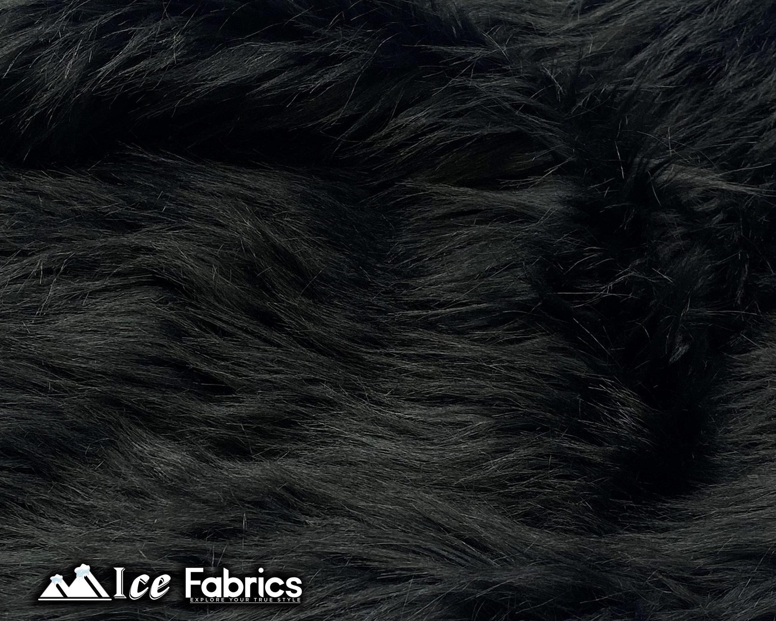 Shason Textile (1 Yard Precut) Luxury Faux Fur Wolf - Long Pile