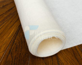 Ivory Acrylic Felt Fabric_ "72 Wide _ Thick Quality Felt Fabric By The Yard _ Felt By The BOLT _ Wholesale Price