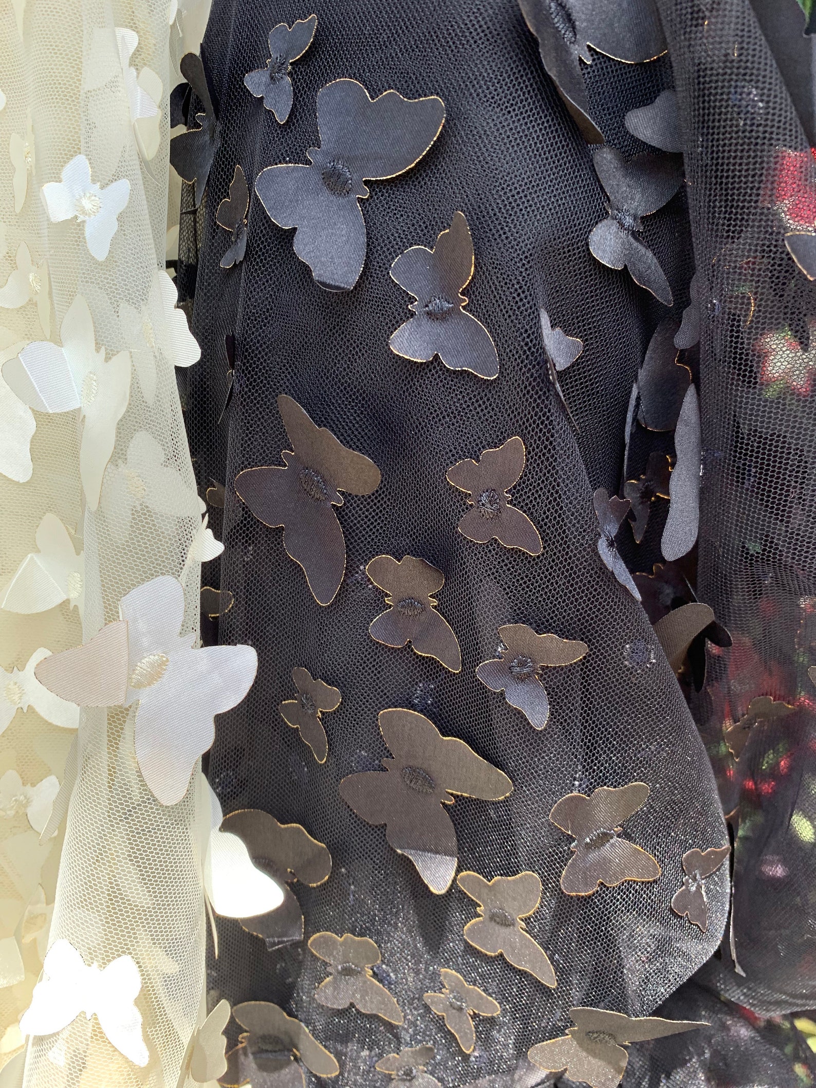 Mini Butterfly Design/ Mesh Lace Fabric By Yard_ Tulle Etsy