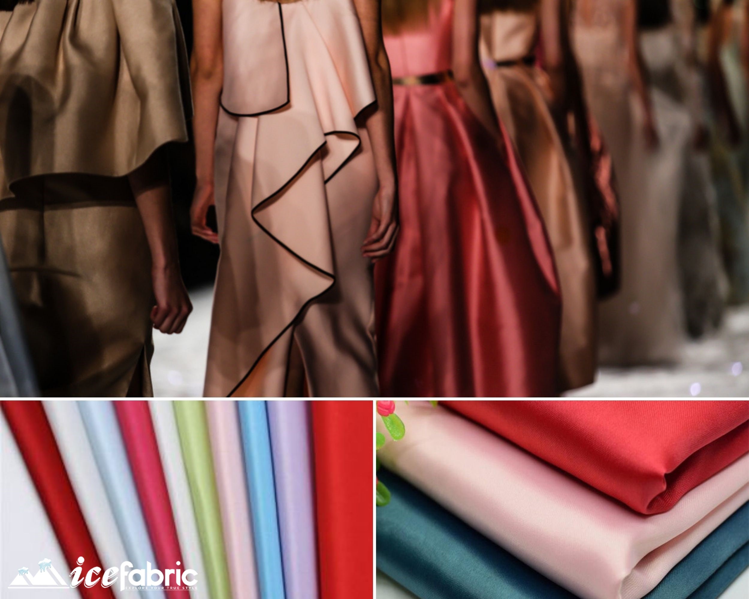 HOTGODEN Satin Fabric: 60 Wide 2 Yards,5 Yards Red Solid Satin Fabric for  Wedding, Bridal, Decoration, Fashion, Apparel Crafts