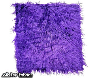 Faux Fur The Purple Pillow Amazon Kallu Faux Fur Reversible Square