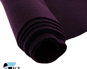 Lila Acrylfilz Stoff Meterware | Bastelstoff | 72 "Zoll breit | Dicker Acrylfilzstoff