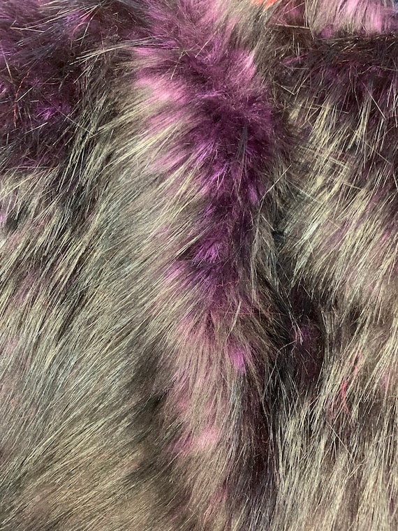 Plum faux fur throw hot sale