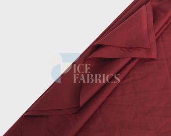Borgoña_ Tela de polialgodón de 60 de ancho de alta calidad cortada a medida/Disfraces, decoración, vestidos, camisas, prendas de vestir, colchas, fundas de almohada