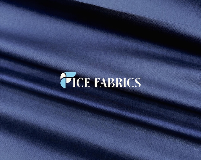 Navy 100% Cotton Broadcloth Fabric by the Yard – Soft Lightweight Cotton Fabric for Quilting, Dressmaking, Crafts, and Sewing