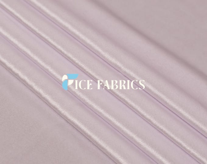 White Royal Soft Velvet Upholstery Fabric by the Yard – Heavy Weight Fabric for Sofa, Couch, Chair, Drapery, Curtains, and Home Décor