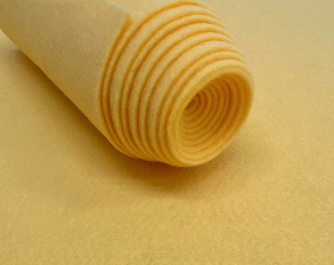 Champagne Acrylic Felt Fabric_ "72 Wide _ Thick Quality Felt Fabric By The Yard _ Felt By The BOLT _ Wholesale Price
