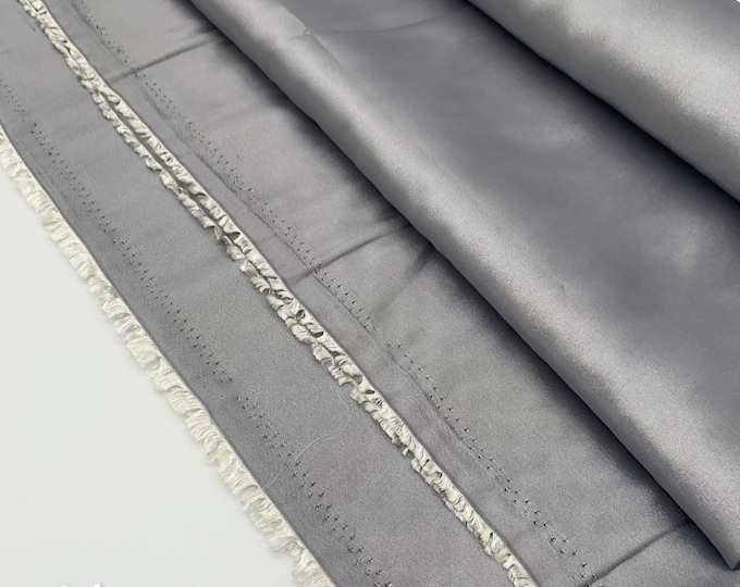 Gray Taffeta Fabric Sold By The Yard _ ''60 WIDTH _  Polyester High Quality Taffeta Fabric_ Decoration, Dresses, Clothing Fabric