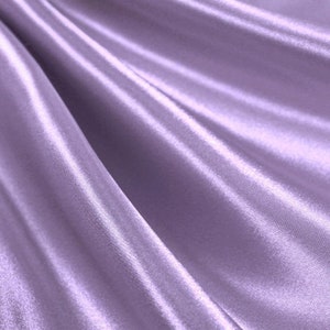 Lavanda_ Tecido de cetim de média alta qualidade vendido por jarda/60 polegadas de largura usado para vestidos, decorações, desfiles de moda/preço de atacado