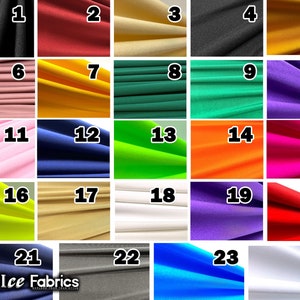 Jordan 4 Way Stretch Nylon Spandex Fabric By The Yard | Shiny Swimwear Fabric | 60” Wide | for Dress, Activewear, Swimwear