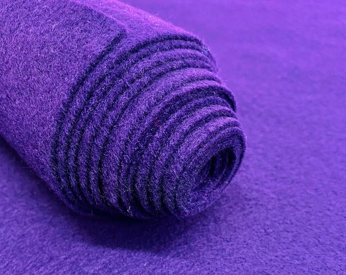 Purple Acrylic Felt Fabric_ "72 Wide _ Thick Quality Felt Fabric By The Yard _ Felt By The BOLT _ Wholesale Price