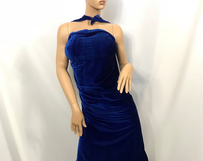 Stretch Velvet Fabric Royal Blue Fabric Velvet Fabric By The Yard Sewing Fabric wedding dress prom dress spandex fabrics
