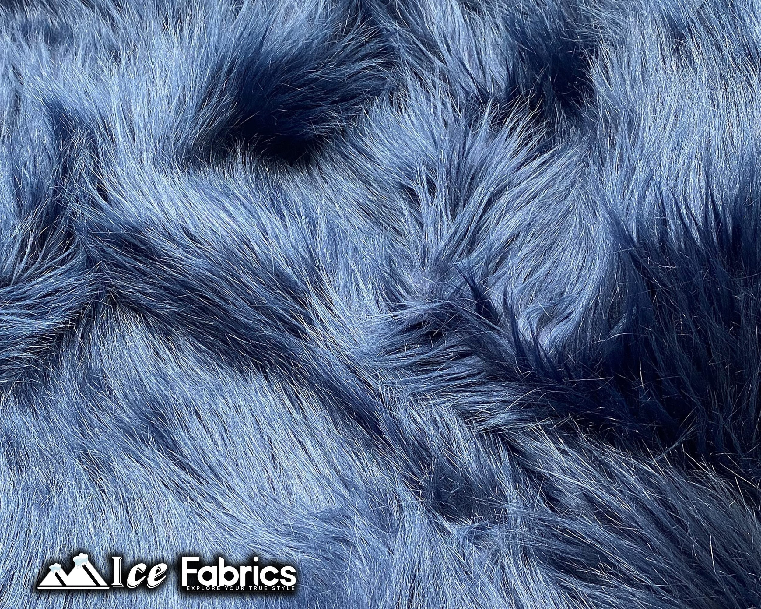Shaggy Mohair Long Pile Faux Fur Fabric By The Yard