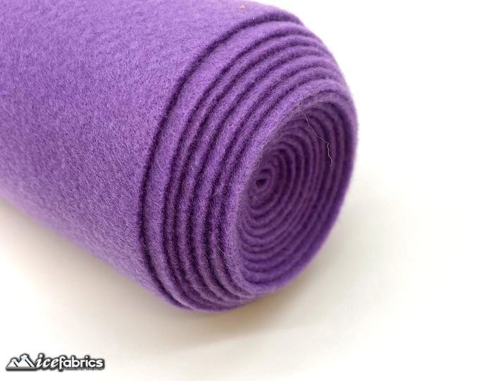 Lavender Acrylic Felt Fabric By The Yard | Crafts Fabric | 72” Inches Wide | Thick Acrylic Felt Fabric