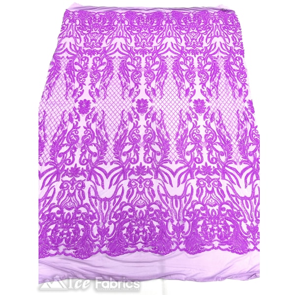 Purple Mesh Fabric Etsy