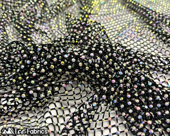 Beaded stretch fabric discount