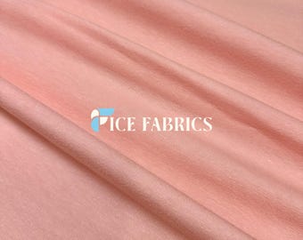 Koralle 4-Wege-Stretch Baumwoll-Spandex-Stoff Meterware Spandex Baumwoll-Jersey-Stoff