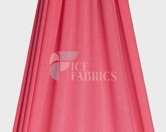 Tecido de algodão coral com elasticidade em 4 direções, vendido por metro (152 cm de largura), leve, em algodão e elastano, ideal para vestidos, costura e confecção de roupas | FlexCot