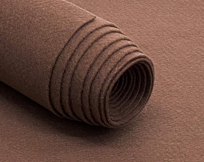 Light Brown Acrylic Felt Fabric_ "72 Wide _ Thick Quality Felt Fabric By The Yard _ Felt By The BOLT _ Wholesale Price