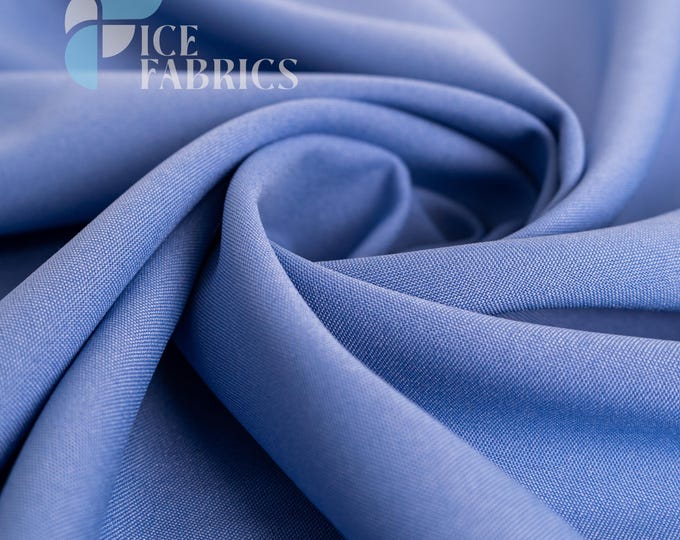Perry Solid Poly Poplin Fabric by the Yard for Clothing, Crafts and Decorations | Poplina Luxe