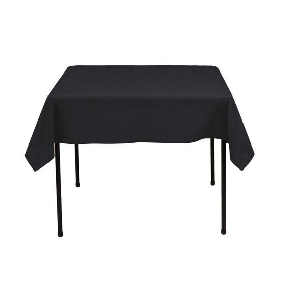 Square Tablecloth 60 X Inch Black Table Cloth Square Tablecloth 60 X Inch Black, Table Runners For 60 Round Tables
