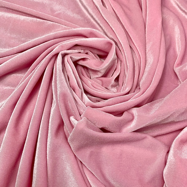 Blush Velvet Fabric Etsy