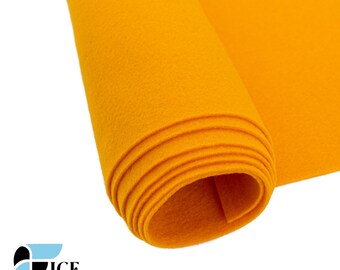 Dark Mango Acrylfilz Stoff Meterware | Bastelstoff | 72 "Zoll breit | Dicker Acrylfilzstoff
