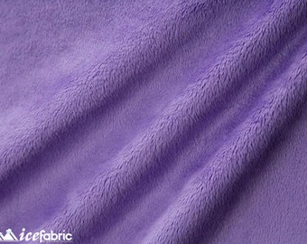 light Purple New Faux Fur |  Fleece Minky Fabric By The Yard | Faux Fur Fabric | 58’’ Wide | Thick and Soft