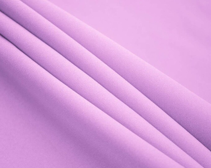 Lavender Solid Poly Poplin Fabric By The Yard - ''60 Width - Polyester Poplin - Wholesale Price- Used for Decorations, Parties, Weddings