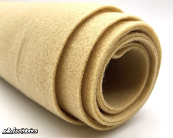Taupe Acrylic Felt Fabric by the Yard Crafts Fabric 72 Inches Wide