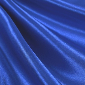 Royal Blue_ Medium High Quality Satin Fabric Sold By The Yard/ 60&#39;&#39; Wide Inches Used For Dresses, Decorations, Fashion Show/Wholesale Price