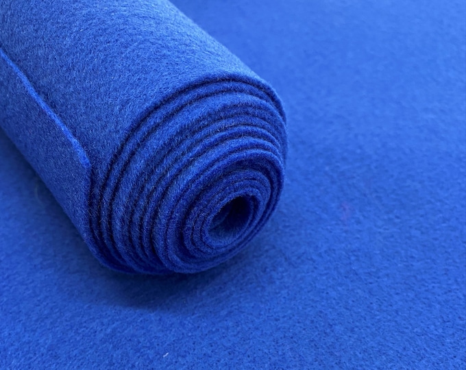 Royal Blue Acrylic Felt Fabric_ "72 Wide _ Thick Quality Felt Fabric By The Yard _ Felt By The BOLT _ Wholesale Price
