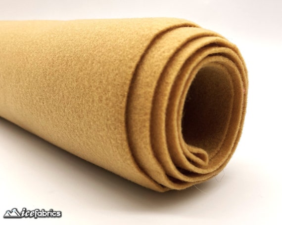 Lt Camel Acrylic Felt Fabric by the Yard Crafts Fabric 72 Inches Wide Thick  Acrylic Felt Fabric 