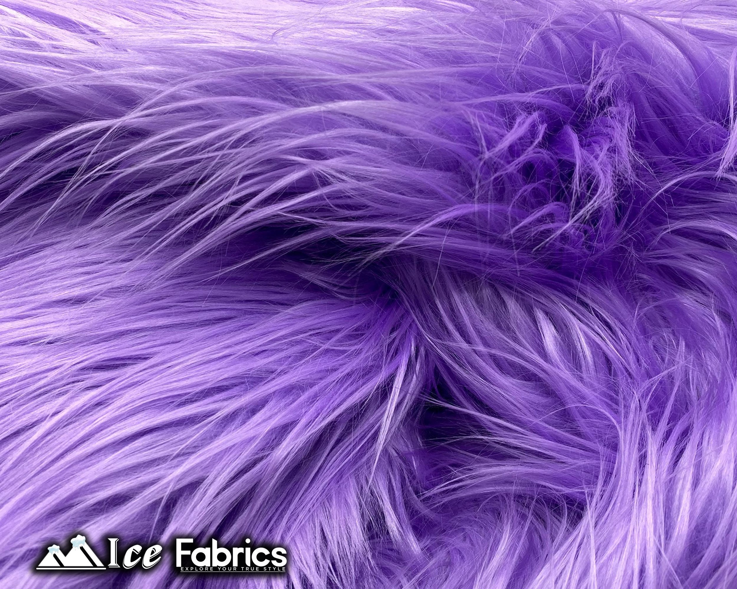 White Shaggy Mohair Animal Long Pile Faux Fur Fabric by the Yard Fake Fur  Material 60 Wide Solid and Soft 