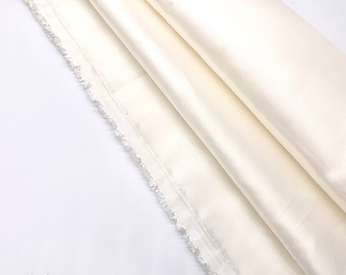 Off White Taffeta Fabric Sold By The Yard _ ''60 WIDTH _ Polyester High Quality Taffeta Fabric_ Decoration, Dresses, Clothing Fabric