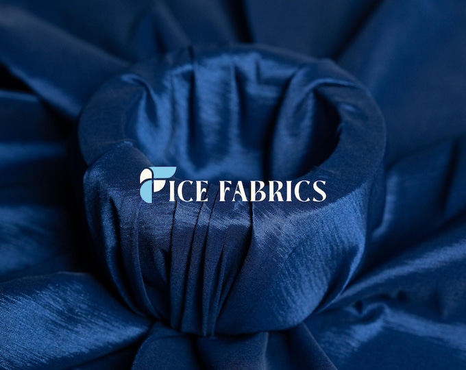 Royal Stretch Taffeta Fabric By The Yard Nylon Spandex Taffeta Fabric for Dress, Clothing, costume, Bridal Wear (60” Wide)
